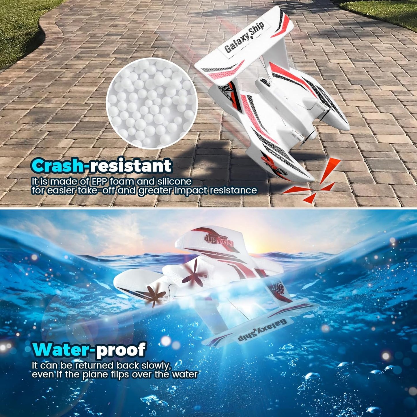 2 in 1 Remote Control Glider Ship
