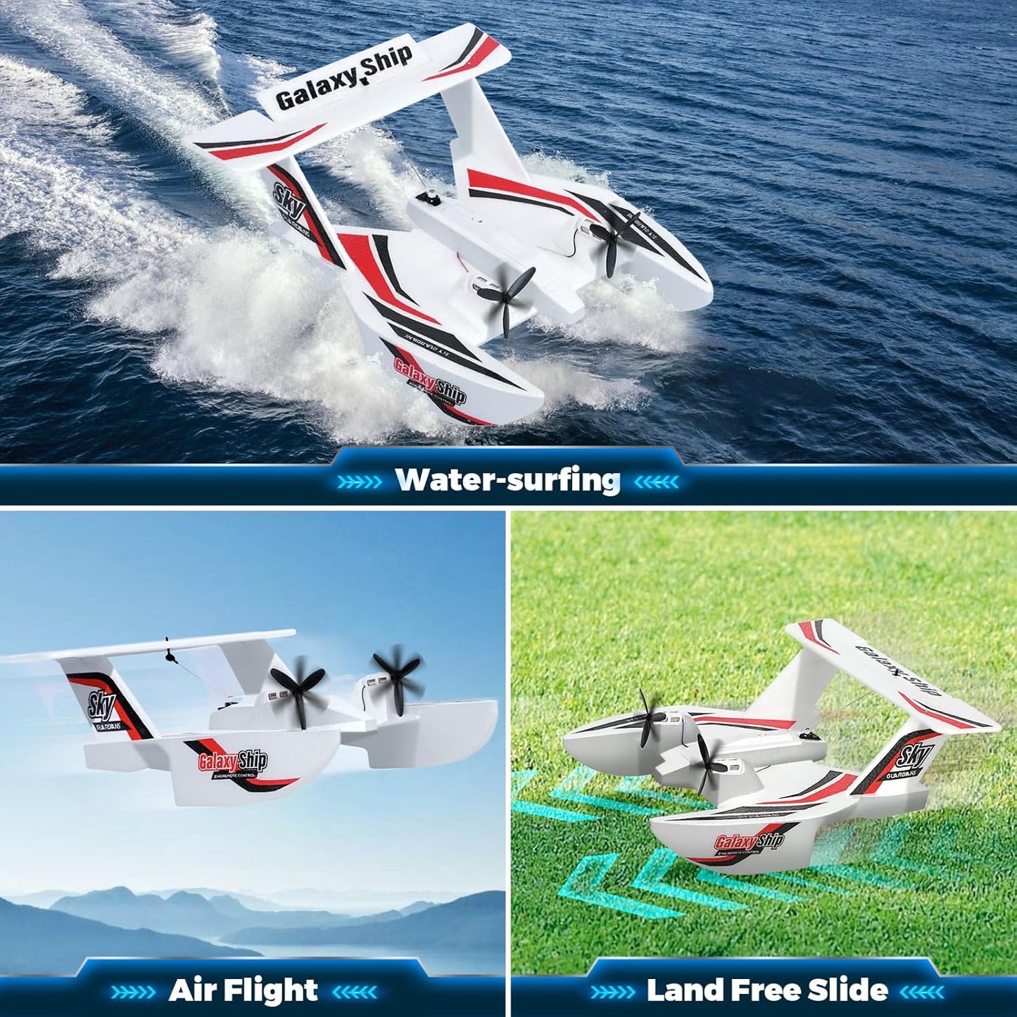 2 in 1 Remote Control Glider Ship