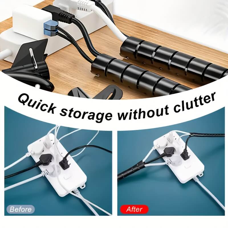 Adjustable Cord Organizer Tube