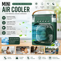 Mini Air Conditioner Fan With Water mist Cooler