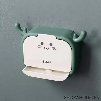 Cute Wall-Mounted Soap Rack – Pack of 2