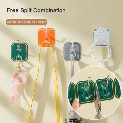 Self-Adhesive Heavy-Duty Wall Hook Hanger