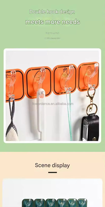 Self-Adhesive Heavy-Duty Wall Hook Hanger