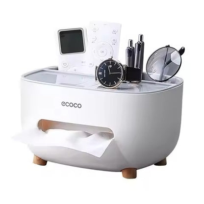 🧻 Multifunctional Tissue Box & Organizer