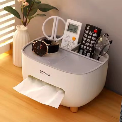🧻 Multifunctional Tissue Box & Organizer