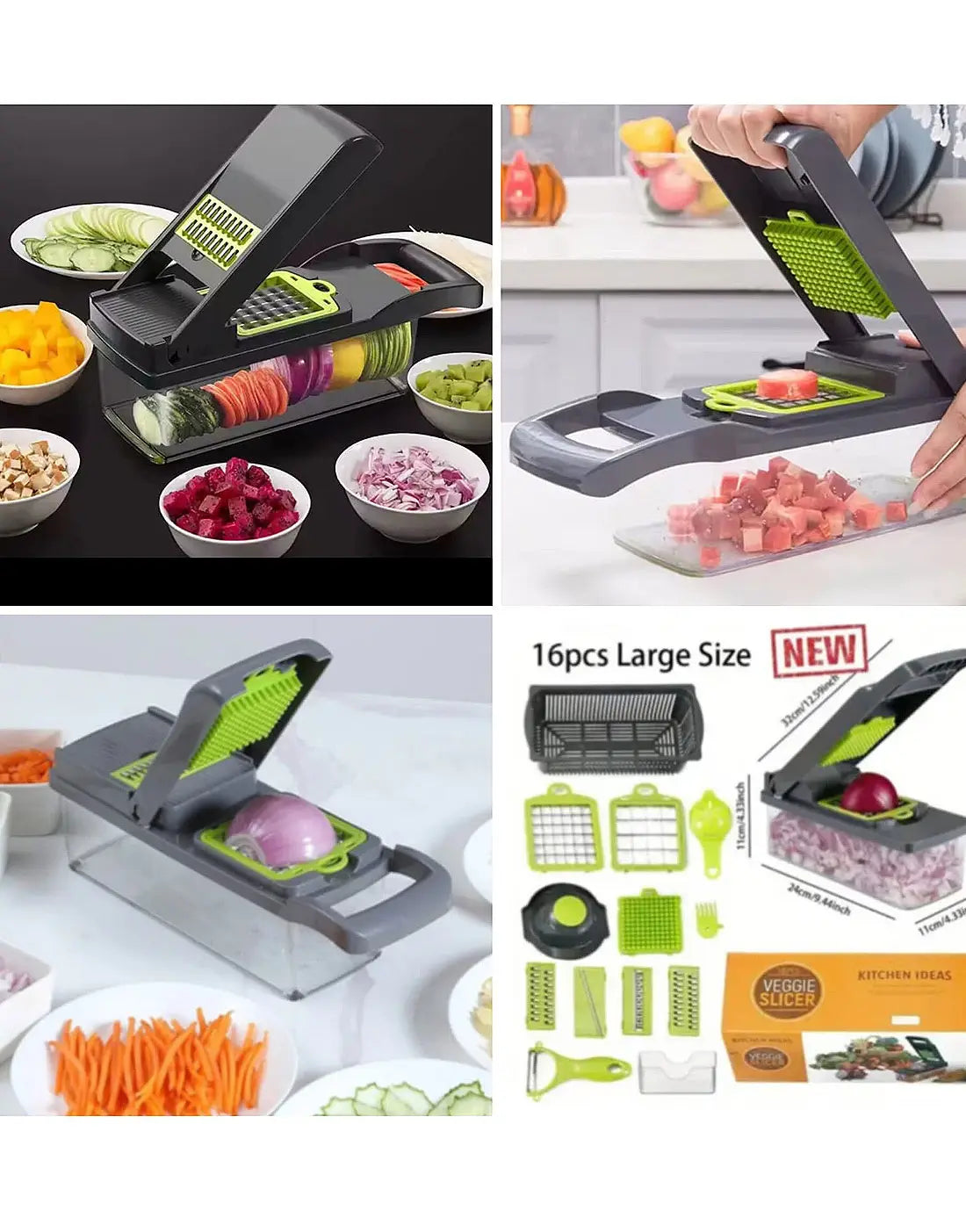 16 in 1 Multifunctional Vegetable Cutter